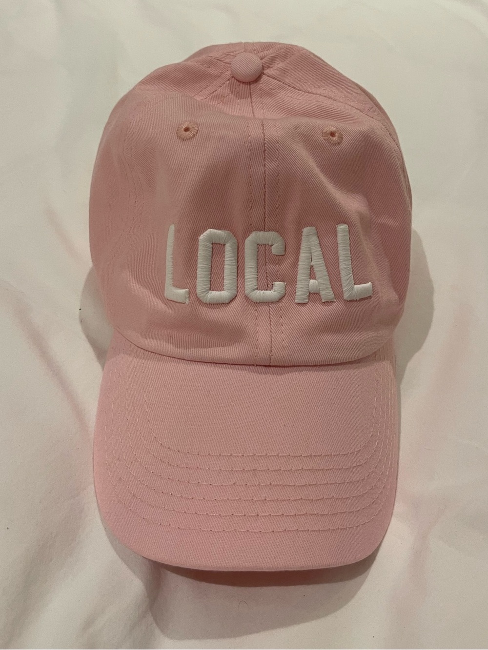 LOCAL embroidered cotton baseball cap